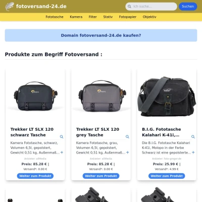 Screenshot fotoversand-24.de