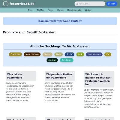 Screenshot foxterrier24.de