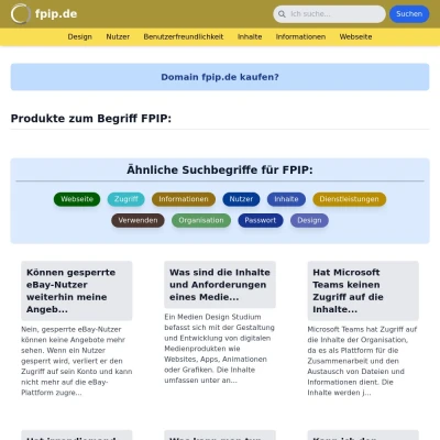 Screenshot fpip.de