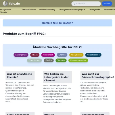 Screenshot fplc.de