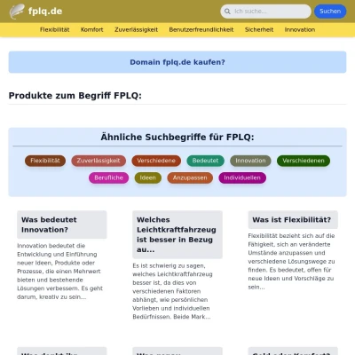 Screenshot fplq.de