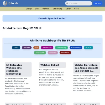 Screenshot fplu.de