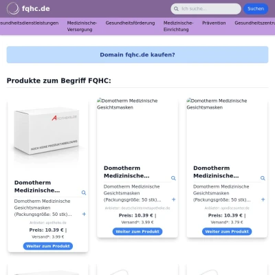 Screenshot fqhc.de