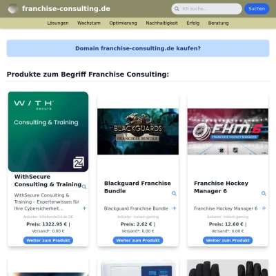 Screenshot franchise-consulting.de