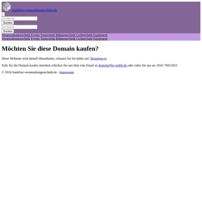 Screenshot frankfurt-veranstaltungstechnik.de