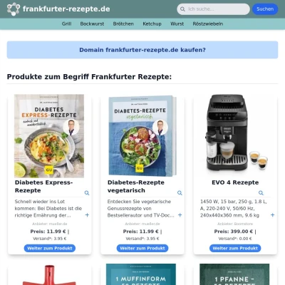 Screenshot frankfurter-rezepte.de