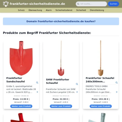 Screenshot frankfurter-sicherheitsdienste.de