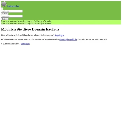 Screenshot frankmerkel.de