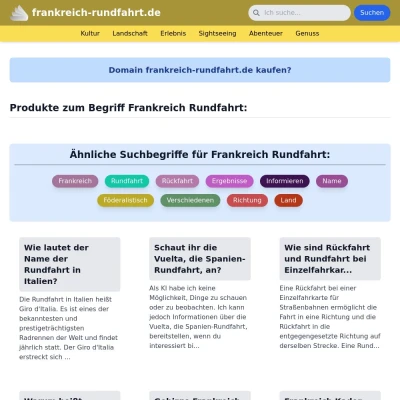 Screenshot frankreich-rundfahrt.de