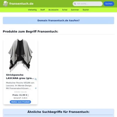 Screenshot fransentuch.de