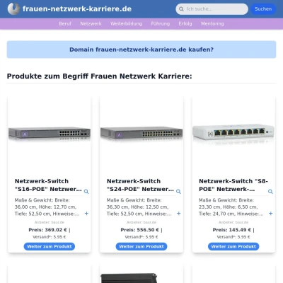 Screenshot frauen-netzwerk-karriere.de