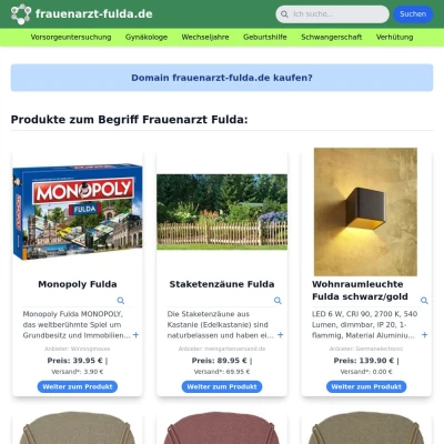 Screenshot frauenarzt-fulda.de