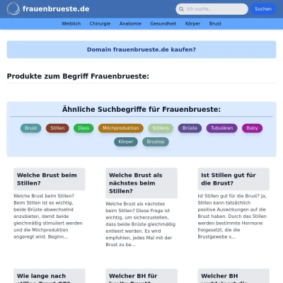 Screenshot frauenbrueste.de