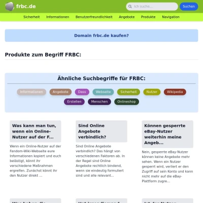 Screenshot frbc.de