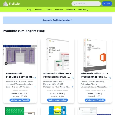 Screenshot frdj.de