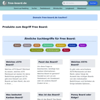 Screenshot free-board.de