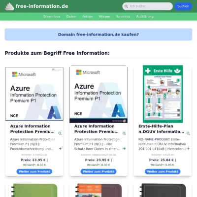 Screenshot free-information.de