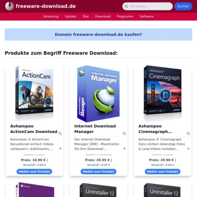 Screenshot freeware-download.de