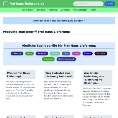 Screenshot frei-haus-lieferung.de