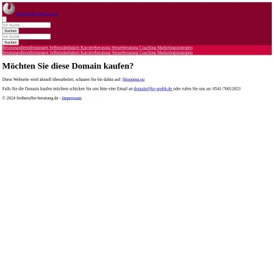 Screenshot freiberufler-beratung.de