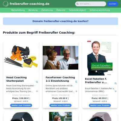 Screenshot freiberufler-coaching.de