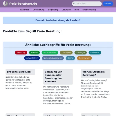 Screenshot freie-beratung.de