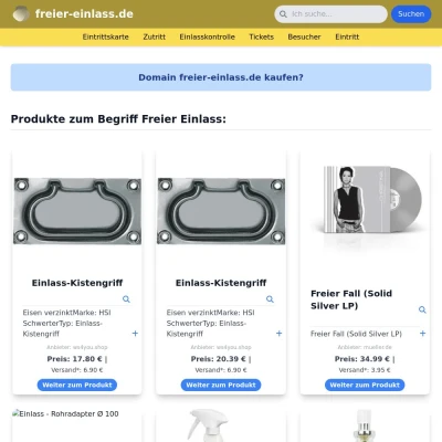 Screenshot freier-einlass.de
