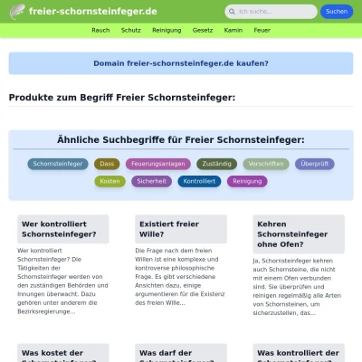 Screenshot freier-schornsteinfeger.de