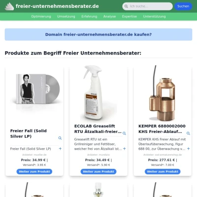 Screenshot freier-unternehmensberater.de