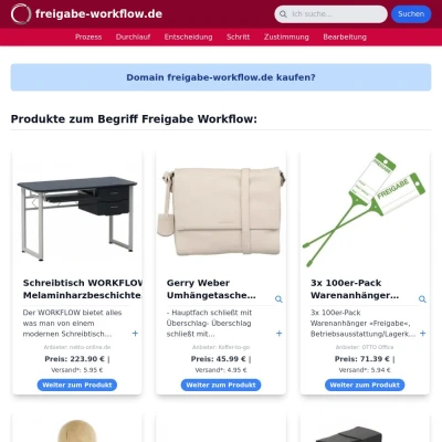 Screenshot freigabe-workflow.de