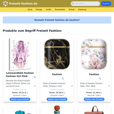 Screenshot freizeit-fashion.de