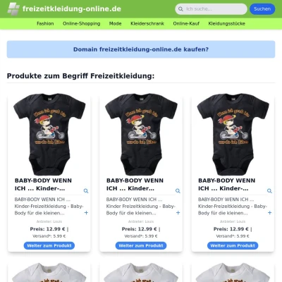 Screenshot freizeitkleidung-online.de