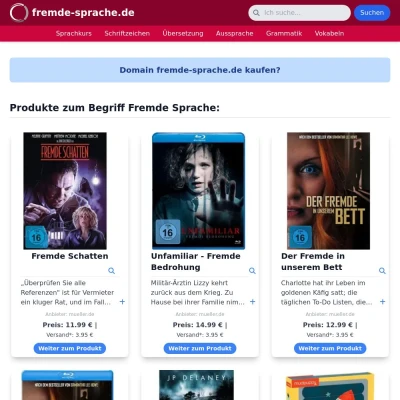 Screenshot fremde-sprache.de