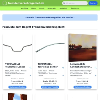 Screenshot fremdenverkehrsgebiet.de