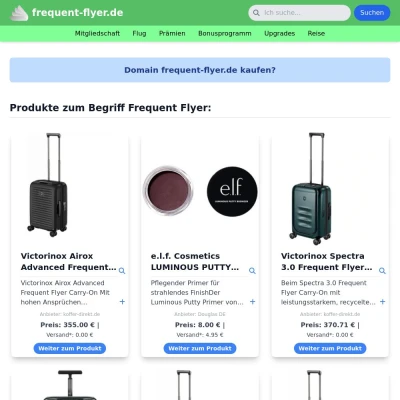 Screenshot frequent-flyer.de
