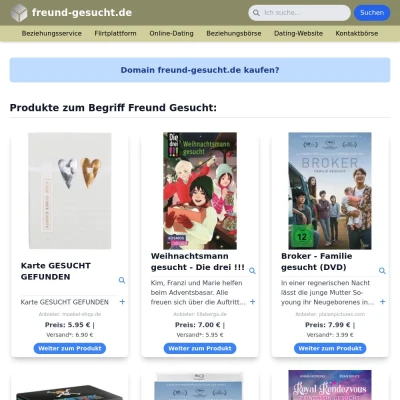 Screenshot freund-gesucht.de