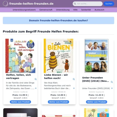 Screenshot freunde-helfen-freunden.de