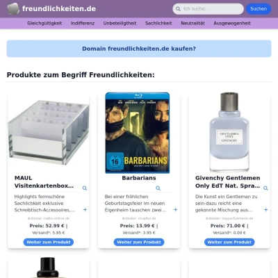 Screenshot freundlichkeiten.de