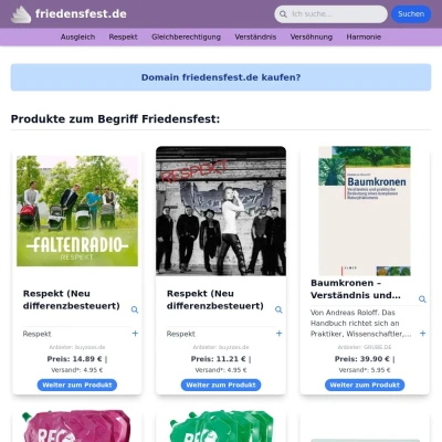 Screenshot friedensfest.de