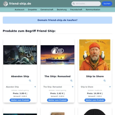 Screenshot friend-ship.de