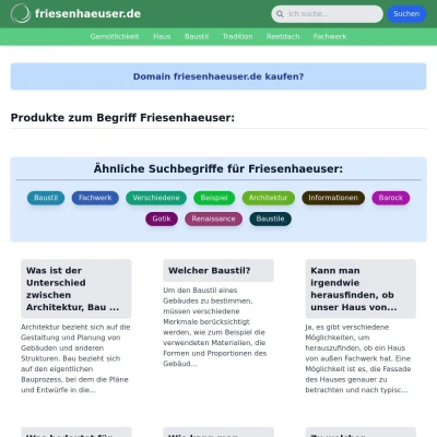 Screenshot friesenhaeuser.de