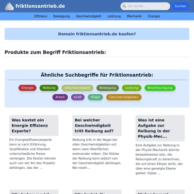 Screenshot friktionsantrieb.de