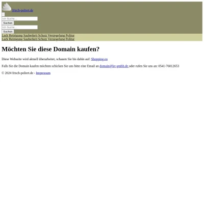 Screenshot frisch-poliert.de