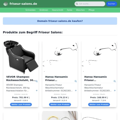 Screenshot friseur-salons.de