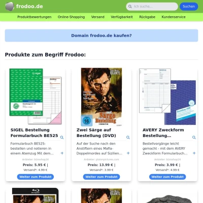 Screenshot frodoo.de