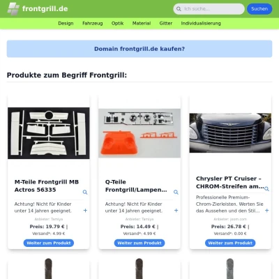 Screenshot frontgrill.de