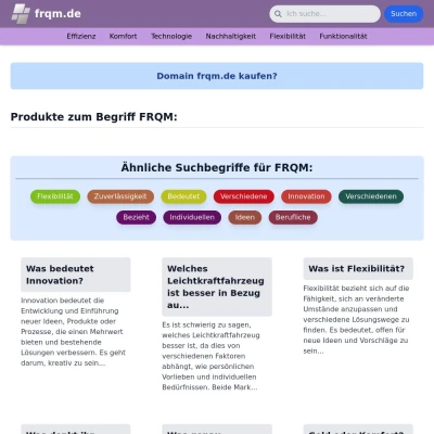 Screenshot frqm.de
