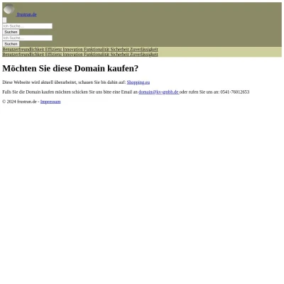 Screenshot frustran.de