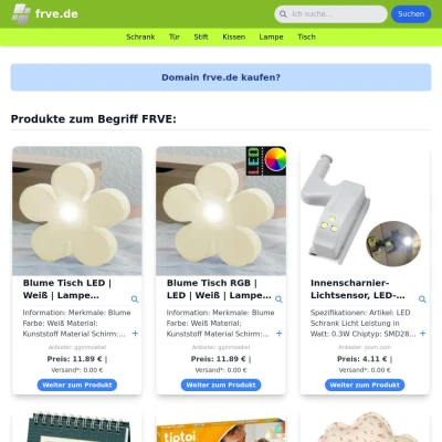 Screenshot frve.de