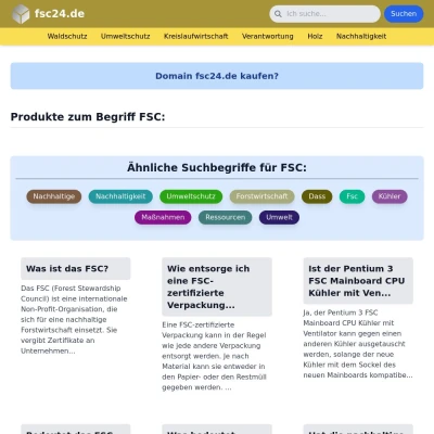 Screenshot fsc24.de